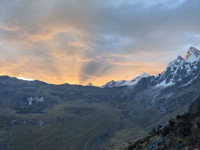 Sunset from Alto de Pucuraju